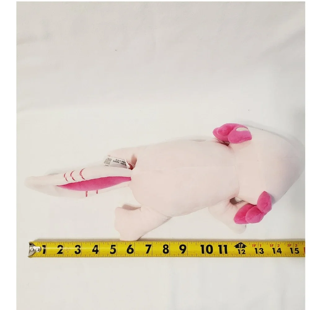 Fiesta Pink Axolotl Plush Stuffed Animal Salamander 15 Inch Soft Toy
